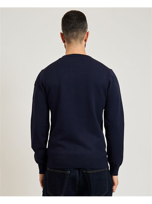 Maglione uomo Suns in filato morbido SUNS | MGS63015UDARK BLUE